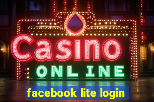 facebook lite login